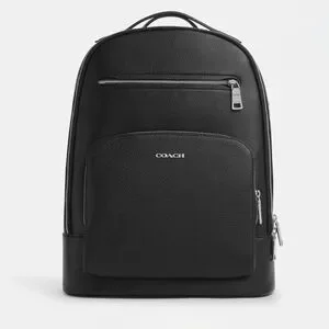 Coach | Bags | Coach Ethan Bp Black Leather Backpack For Men 